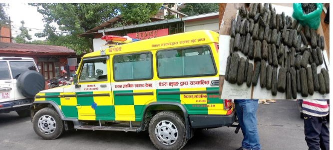 बझाङका एम्बुलेन्स चालक चरेस सहित धनगढीमा पक्राउ