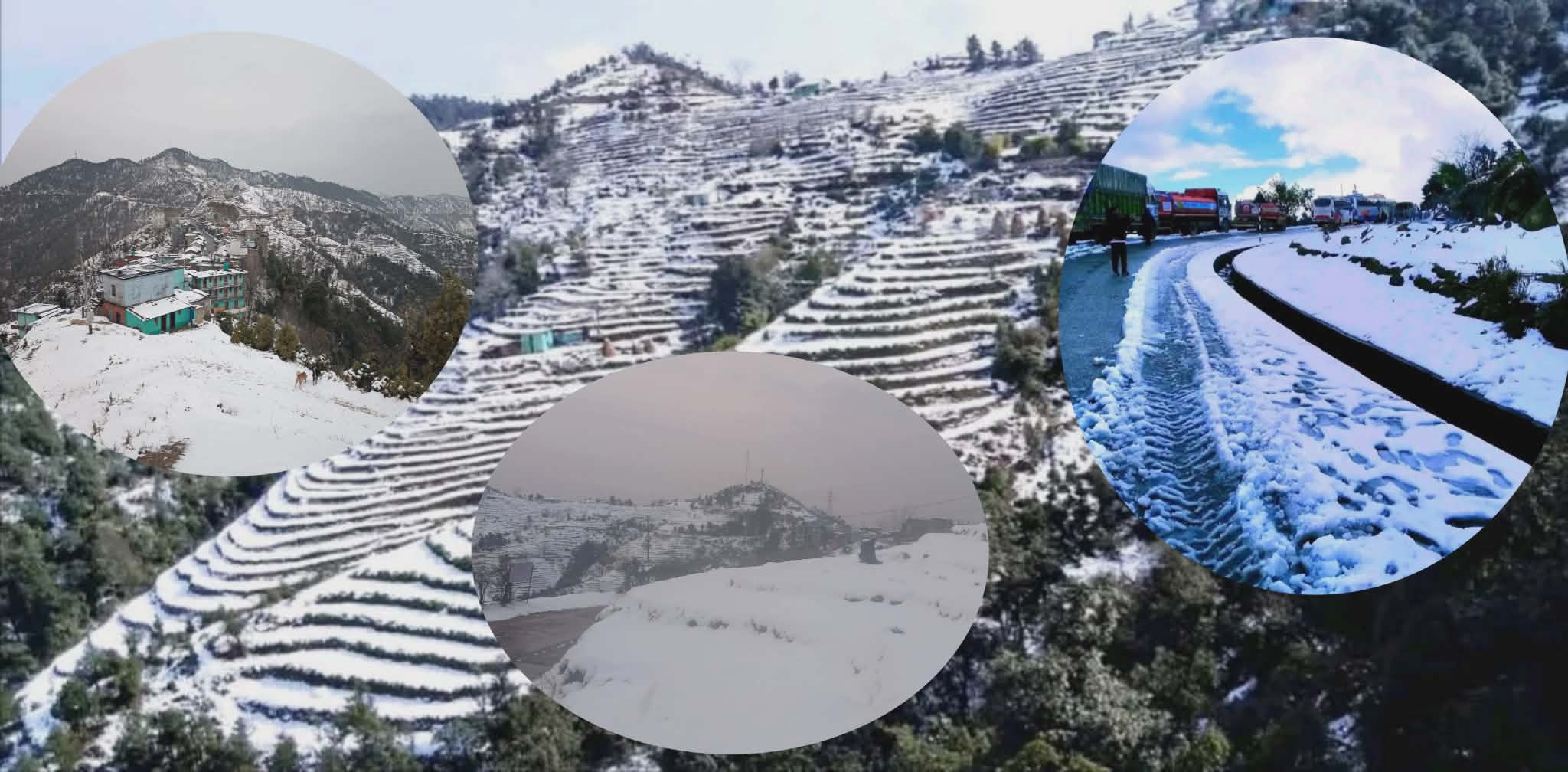 लामो समयपछि बैतडीसहित सुदूरपश्चिमका पहाडी क्षेत्रमा हिमपात