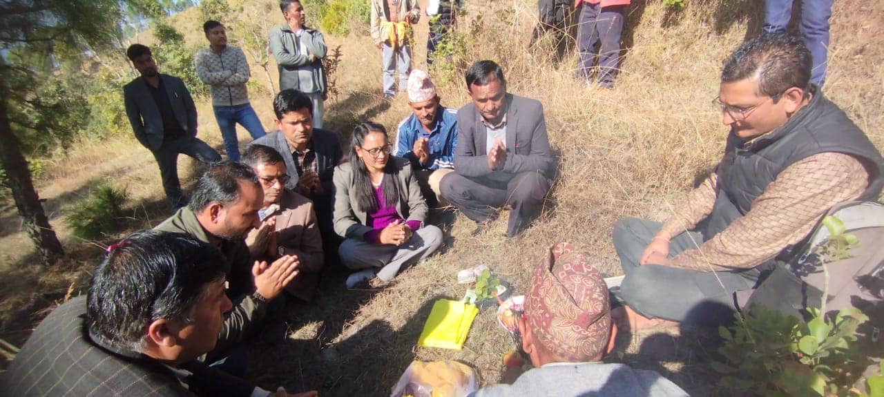 पञ्चेश्वरमा १० शैयाको अस्पताल बन्ने भयो , सिलान्यास गरे गाउँपालिका अध्यक्ष चन्दले