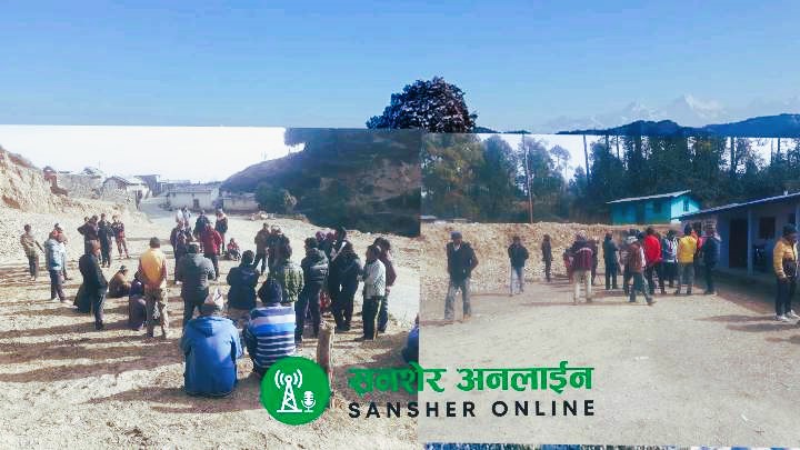 सिगास गाउँपालिकाको १ वडामा तालाबन्दी
