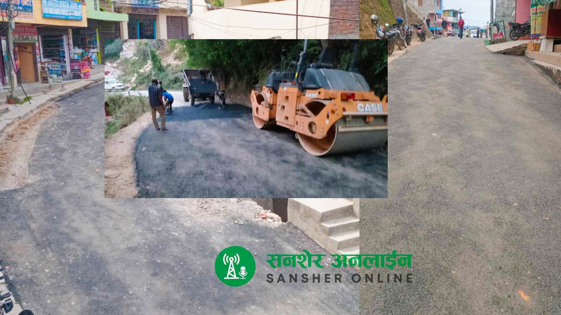 बैतडी सदरमुकाम क्षेत्रको सडकका खाल्टाखुल्टी टालिँदै