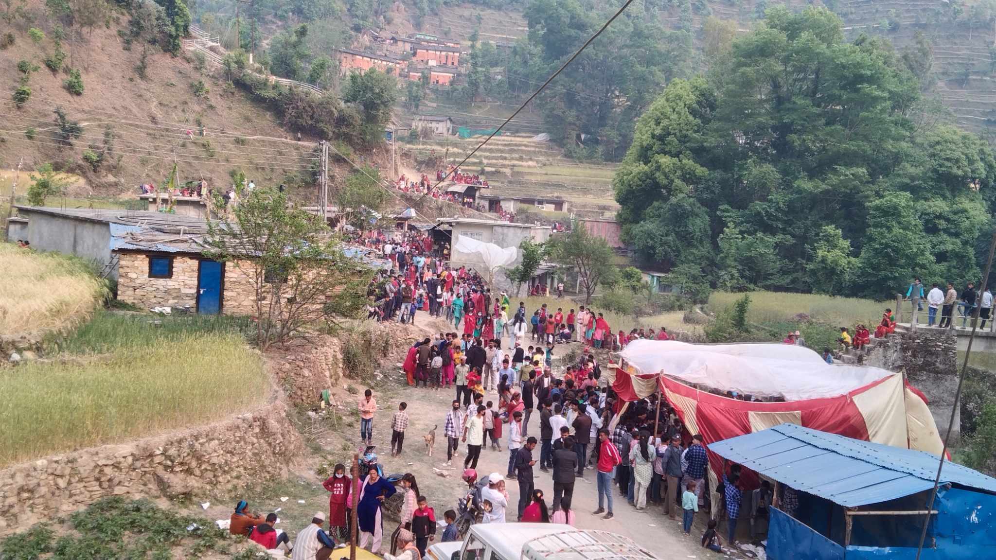 बैतडीको सन्सेरीमाण्डौमा लागेको जात्रा सम्पन्न