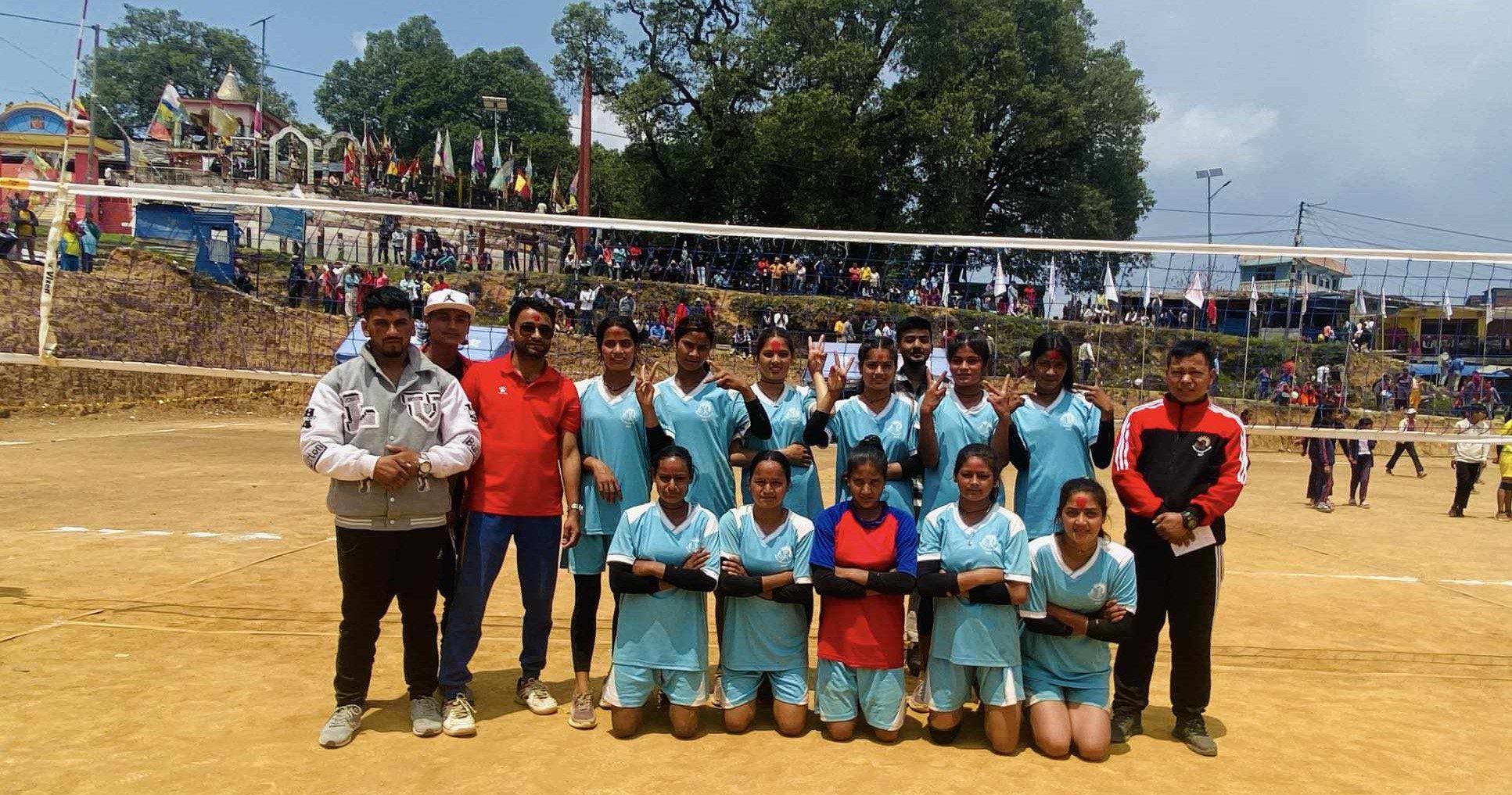 अन्तरपालिका भलिबल: महिला तर्फको उपाधि शिबनाथले जित्यो